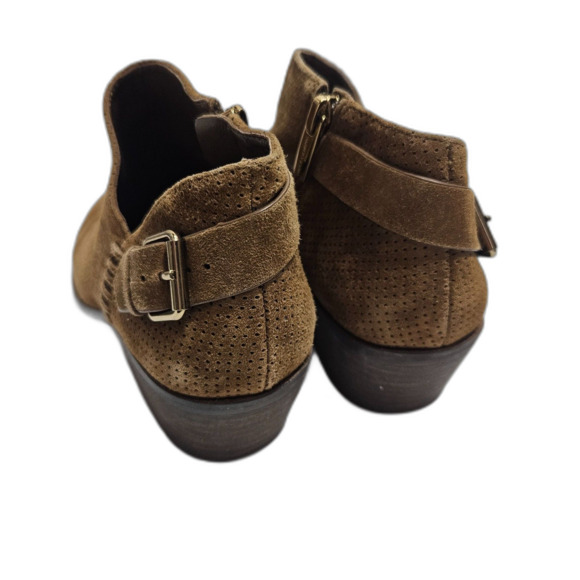 Vince Camuto W SZ 6 Leather Western ankle booties Brown Suede Boho Parveen - Picture 3 of 7